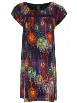 Платье из вискозы с принтом CUSTO BARCELONA