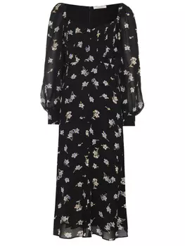 Платье из вискозы с принтом DOROTHEE SCHUMACHER