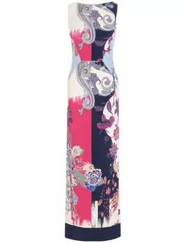 Платье из вискозы с принтом ETRO