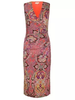 Платье из вискозы с принтом ETRO