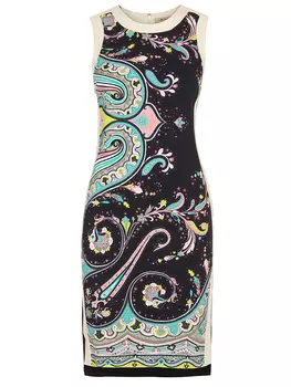 Платье из вискозы с принтом ETRO