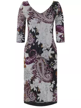 Платье из вискозы с принтом ETRO