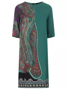 Платье из вискозы с принтом ETRO