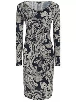 Платье из вискозы с принтом ETRO