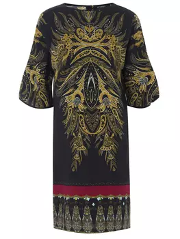 Платье из вискозы с принтом ETRO