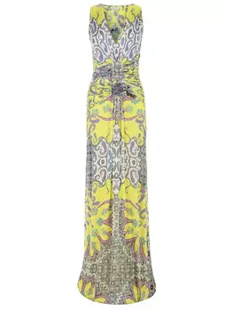 Платье из вискозы с принтом ETRO
