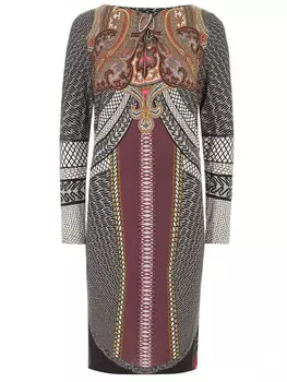Платье из вискозы с принтом ETRO
