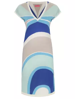 Платье из вискозы с принтом PARIS HILTON