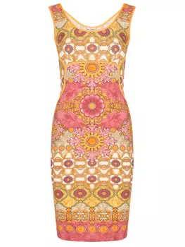 Платье из вискозы с принтом PHILOSOPHY