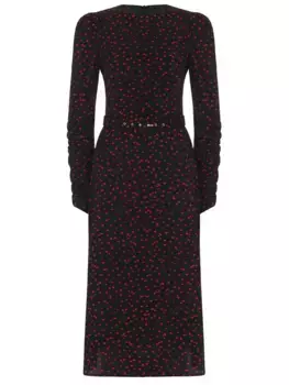 Платье из вискозы с принтом Susanne Rosalia