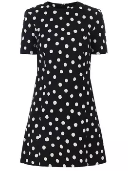 Платье из вискозы SAINT LAURENT