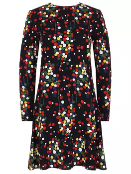 Платье из вискозы SAINT LAURENT