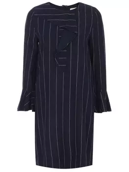 Платье из вискозы в полоску BEATRICE