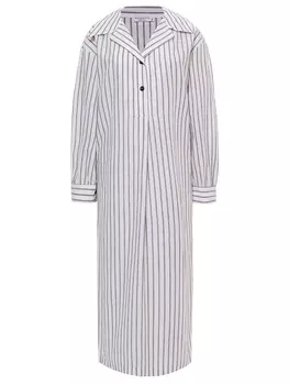 Платье изо льна и хлопка BALLANTYNE