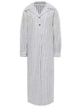 Платье изо льна и хлопка