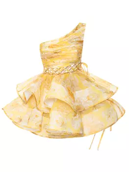 Платье изо льна и шелка Iris Des Jardins YVON