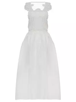 Платье изо льна и шелка MAURIZIO