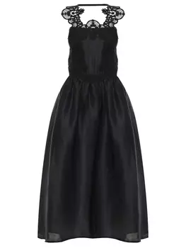 Платье изо льна и шелка