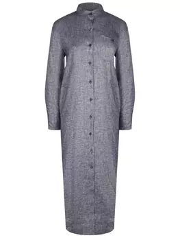 Платье изо льна и вискозы LORENA ANTONIAZZI