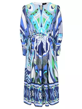 Платье Камелия с принтом TATYANA NAIDENOVA