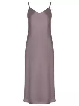 Платье-комбинация однотонное