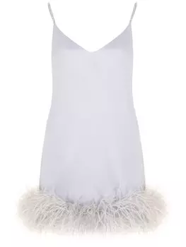 Платье-комбинация с перьями JS SENSE