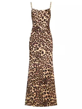 Платье-комбинация с принтом ALINE