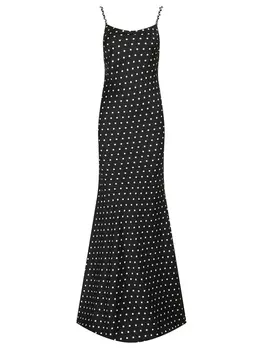 Платье-комбинация в горох ALINE