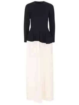 Платье комбинированное