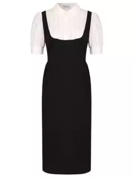 Платье комбинированное