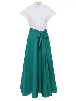 Платье комбинированное