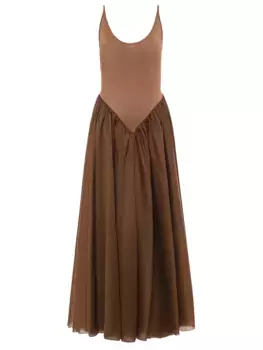 Платье комбинированное