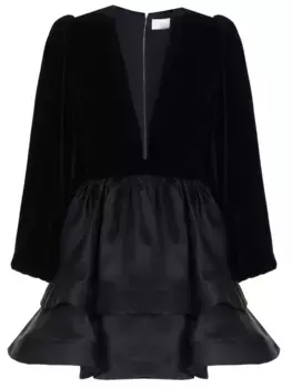 Платье комбинированное Anemone