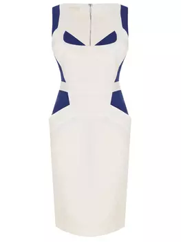 Платье комбинированное ANTONIO BERARDI