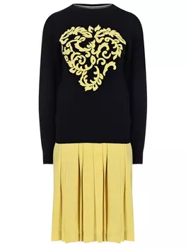 Платье комбинированное ERMANNO SCERVINO