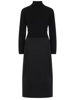 Платье комбинированное