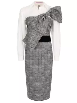 Платье комбинированное RALUCA MIHALCEANU