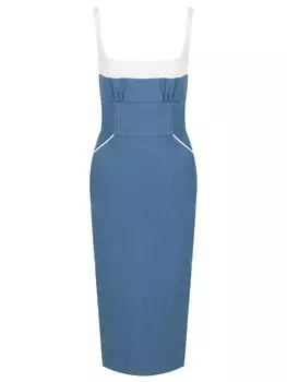 Платье комбинированное SUROVAYA