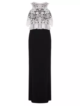 Платье комбинированное TADASHI SHOJI