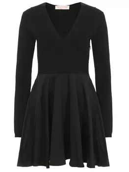 Платье комбинированное