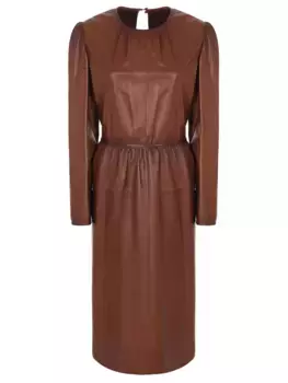 Платье кожаное PRADA