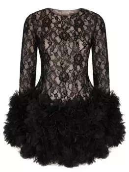 Платье кружевное