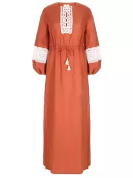 Платье льняное