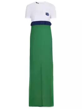 Платье-макси в пол с принтом