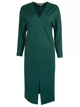 Платье-миди прямого кроя