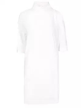 Платье-мини шелковое