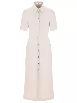 Платье однотонное