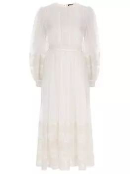 Платье однотонное