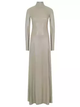 Платье однотонное