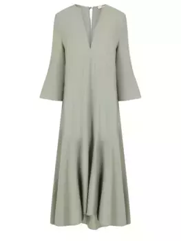 Платье однотонное